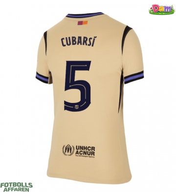 Barcelona Pau Cubarsi #5 Bortatröja Kvinnor 2025-26 Kortärmad